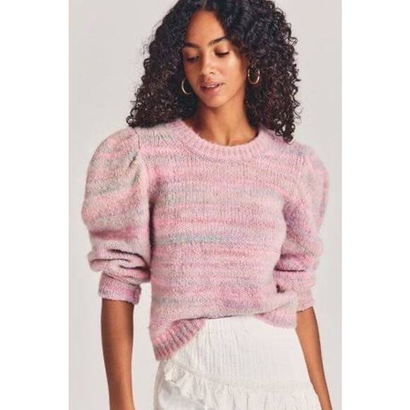 LoveShackFancy Aquarius Pullover Sweater Size Medium - Picture 6 of 15